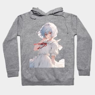 Rei Ayanami Neon Genesis Evangelion Original Artwork Hoodie